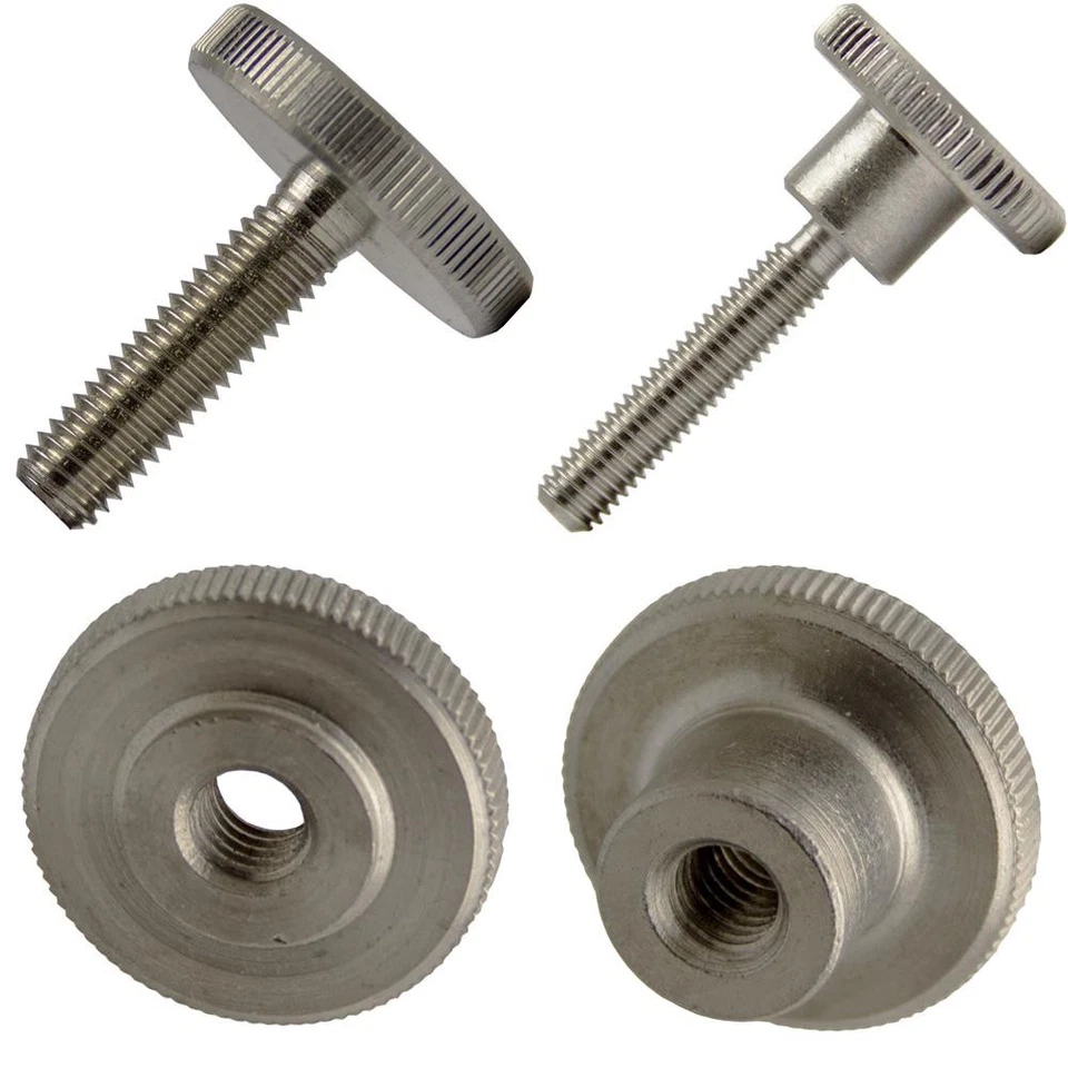 Rändelmuttern Rändelschrauben DIN 464 DIN 466 DIN 467 DIN 653 Edelstahl VA - Bild 1 von 1