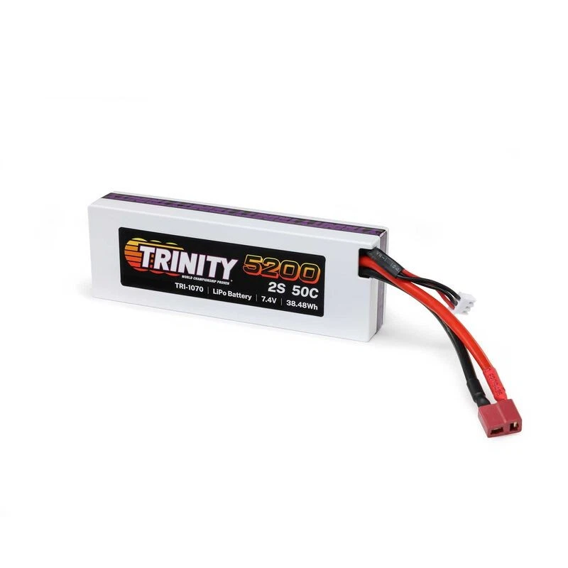 Trinity 7.4V 5200mAh 2S 50C T-Plug LiPo Battery Mudboss 2025 Version TRI-1070 - Image 1 of 1