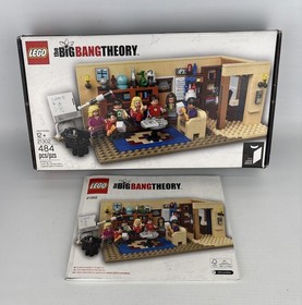 Lego 21302 Big Bang Theory Empty Box And Manual Only 