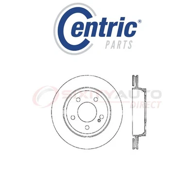 Centric C-TEK Disc Brake Rotor for 2006-2007 Mercedes-Benz C350 3.5L V6 - fx - Image 1 of 4