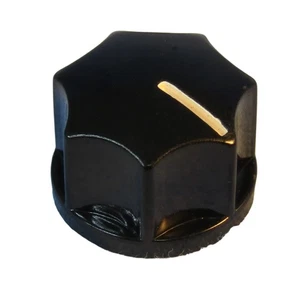 3010, Philmore 1/4" Shaft 3/4" Diameter Fluted Knob with Indicator Line - Picture 1 of 1