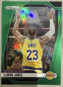 LEBRON JAMES 2024/25 PANINI PRIZM GREEN ICONIC CHALK TOSS PRIZM MINT #130 - Picture 1 of 2