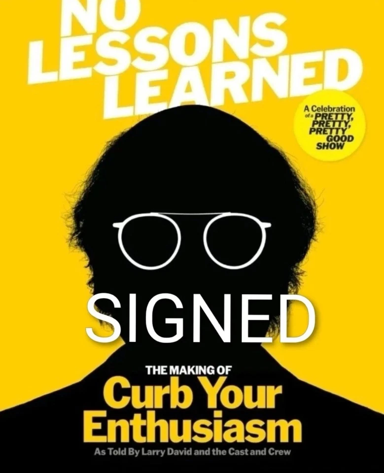 SIGNED “No Lessons Learned” Making of Curb your Enthusiasm By Larry David - Image 1 of 1