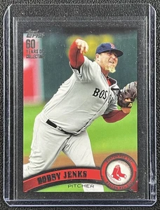BOBBY JENKS 2011 TOPPS UPDATE #US296 BLACK 30/60 RED SOX RARE - Picture 1 of 2
