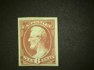 Francobollo USA # 159 Card Proof Mint Hinged Buono COMPRALO SUBITO $24,95 - Foto 1 di 2