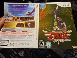 The Legend of Zelda: Skyward Sword Wii PROMOTIONAL Cover Art No Game GAMESTOP !! - Picture 1 of 5