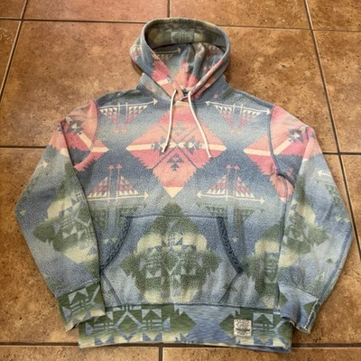 Moletom Polo Ralph Lauren Guia Asteca Sudoeste Lã com Capuz M Nativo - Imagem 1 de 4