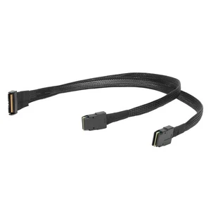 MCIO 8i To 2xSFF‑8087 Cable PCIe 5.0 32 GT/s High Speed Transmission Adapter NEW - Afbeelding 1 van 12