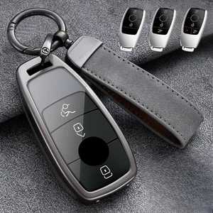 Zinc Alloy TPU Car Key Fob Case Cover For Benz S E C GLC W213 A200 E200 AMG W221 - Picture 1 of 13