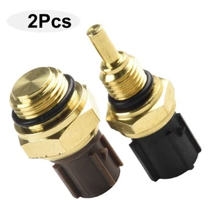 OEM  Set Of 2 Cooling Fan Switch Coolant Temp Sensor For Civic Black+Gold - Picture 1 of 17