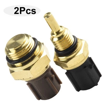 OEM  Set Of 2 Cooling Fan Switch Coolant Temp Sensor For Civic Black+Gold - Image 1 of 4
