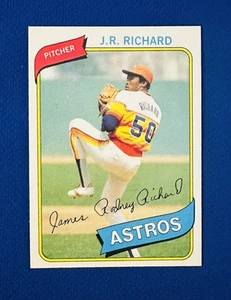 1980 TOPPS #50 JR RICHARD HOUSTON ASTROS NM-MT or BETTER '79 ERA LDR 1,493 K's - Picture 1 of 3