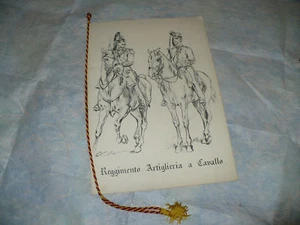 CALENDARIO REGGIMENTO ARTIGLIERIA A CAVALLO 1976 CENNI - Picture 1 of 1