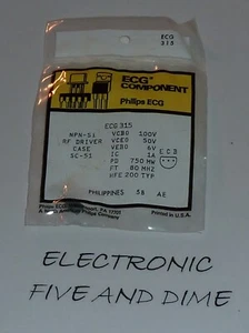 ECG315 T-NPN SI RF DR CB 1 - Picture 1 of 1