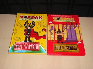Vordak The Incomprehensible 2 Book Lot Rule the How to World Rule the School AR - Picture 1 of 2