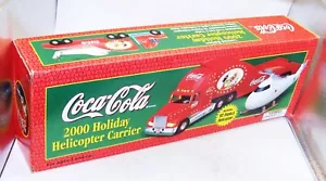 Remolque tractor Coca-Cola Holiday Hekicóptero 2000 Navidad Coca-Cola sin usar, en caja - Imagen 1 de 5
