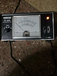 Siltronix FS-600A Watt/SWR Meter**selling As Is**untested**for Parts**turns On** - Zdjęcie 1 z 11