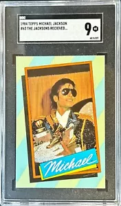 1984 TOPPS MICHAEL JACKSON #63 SGC 9 *5908 - Picture 1 of 1