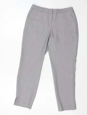 ASOS Womens Grey Polyester Blend Trousers Size 6 L29 in - Image 1 of 4