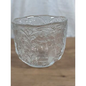 Schwedische Kosta Boda Kunst Glas Schale Volkskunst Figur Relief - Bild 1 von 8