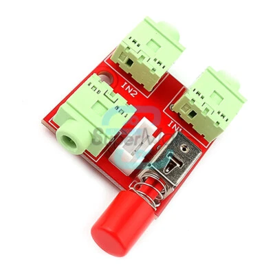 MARKENLOS Dual Channel Audio Source Switching Audio Input Signal Switching Module 3.5mm