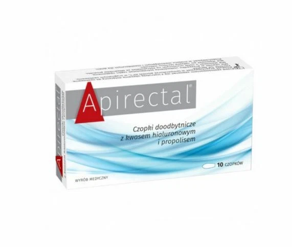 FARMINA APIRECTAL 10 Zäpfchen mit Hyaluronsäure und Propolis - Hämorrhoiden