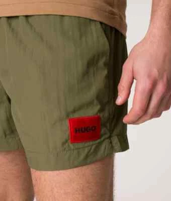 Pantalones Cortos HUGO BOSS Ligeros Para Hombre 5" Entrepierna LOGO NATACIÓN Secado Rápido Nuevos Foto 1 de 4