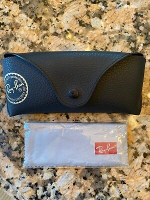 Ray-Ban Eyeglasses Sunglasses Optical Soft Case with Cleaning Cloth Black - Image 1 of 4