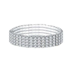 Fashion Multilayer Crystal Stretch Shine Bracelets for Women - Foto 1 di 16