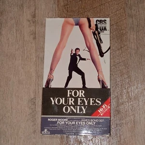 For Your Eyes Only (VHS 1984) James Bond CBS/FOX Red Label Roger Moore - Picture 1 of 3