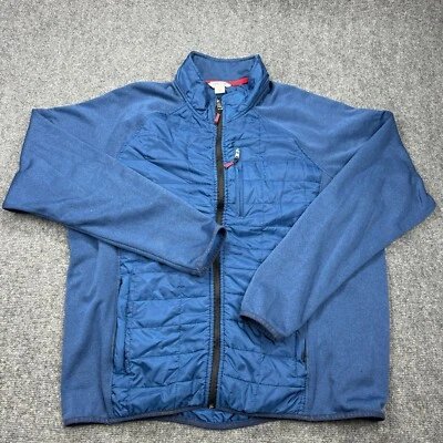 Orvis Jacket Mens Extra Large Blue  Puffer Quilted Warm Flexible Zipped Pockets - Image 1 of 4