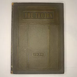 The Trojan 1934 The Little Rock Junior College Frances Holt Yearbook By Harris - Picture 1 of 11