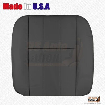 2003 - 2008 Mercury Grand Marquis Driver Top 皮革保护套 Dk 木炭黑色 — 第 1/4 张图片