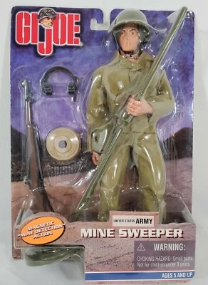Vtg 1999 GI Joe U. S. Army Mine Sweeper 12" Action Figure 1999 New Sealed 81554 - Image 1 of 4