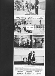 NORTH GERMAN LLOYD PERCHÉ PIÙ PERSONE VIAGGIANO IN NAVE M/S BERLINO-EUROPA-BREMA ANNUNCIO - Foto 1 di 1