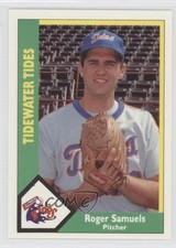 1990 CMC AAA Tidewater Tides Green Backs Roger Samuels #19