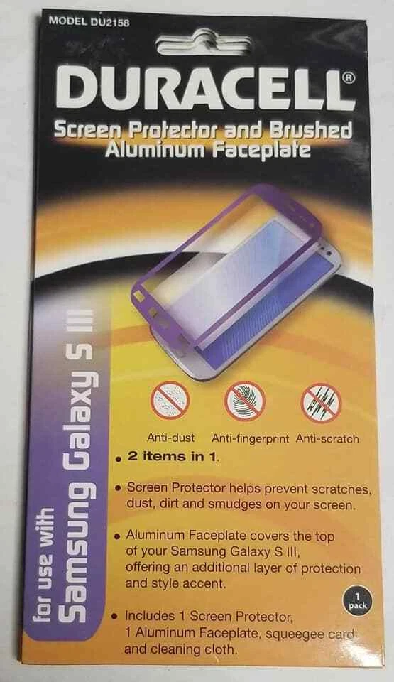 Футляр Duracell® для сотового телефона Samsung Galaxy S3, фиолетовый (LOC 404 CR-12) - Изображение 1 из 2