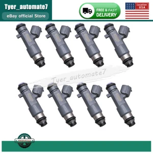 Boquilla de inyección de combustible negra Fit Nissan Titan Flex Fuel 5,6 L V8 #16600-ZH00A 8 PIEZAS - Imagen 1 de 8