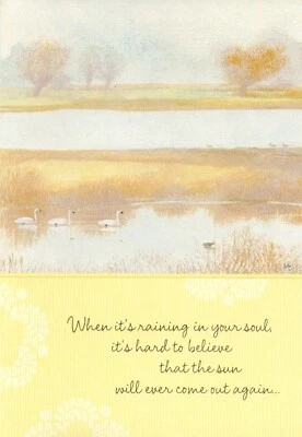 Thoughtful & Caring SYMPATHY Card, Duck Pond Art by Marjolein Bastin — Hallmark - Image 1 of 4