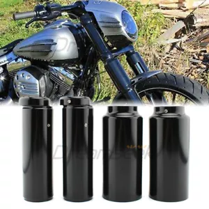 Fork Covers Upper Lower Fork Cover Cap for Harley Breakout FXSB 2013-2017 Black - Picture 1 of 8