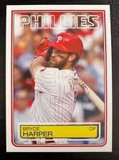 2022 Topps Throwback Thursday TBT SP Photo Variation 1983 BRYCE HARPER (PR 33)