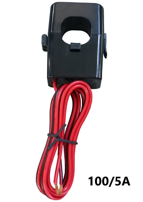 MARKENLOS Klappstromwandler 100/5A Stromwandler SCT-T24 Split Core Wandler 100A 5A 1%