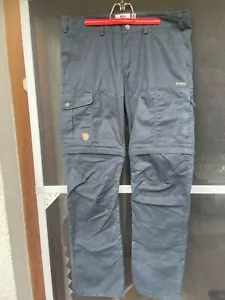 Fjällräven Karla Pro Zip-Off G-1000 Regular Hose Damen Gr. 42 W32/L33 Dunkelblau - Bild 1 von 5