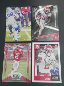 2020 CeeDee Lamb ROOKIE LOT Score 416 Chronicles Spectra 5 Luminance 206  - Bild 1 von 6