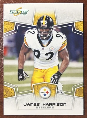 2008 Score #255 JAMES HARRISON Rookie Pittsburgh Steelers RC SB Champ - Image 1 of 2