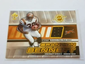 Tarjeta camiseta Pacific Private Stock 2001 de Brandon Bennett. Cincinnati Bengals - Imagen 1 de 1