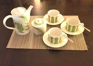 ZARA HOME Vintage Fern Tea/Coffee Service Pieces - Picture 1 of 28