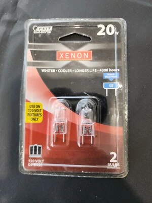 FEIT ELECTRIC MR16/GU10  XENON 20 WATT 120 VOLT BI- PIN LAMP 2 PACK  - Image 1 of 2