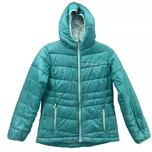 Columbia Turbodown Jacket Kids Medium 550 Goose Down Puffer Outdoor Winter Gorp - Picture 1 of 13