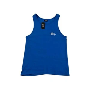 Stüssy Basic Logo Tank Marina Blue - Bild 1 von 3